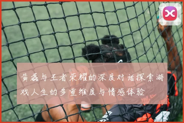 黄磊与王者荣耀的深度对话探索游戏人生的多重维度与情感体验